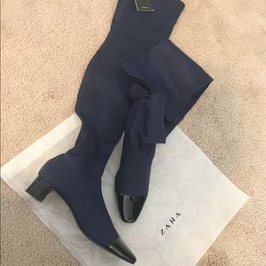 NAVY BLUE BOOTS